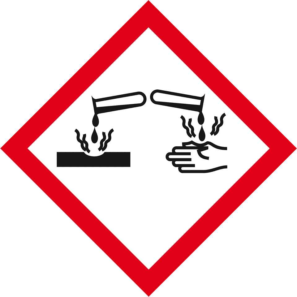 Gefahrensymbol Ätzwirkung GHS05